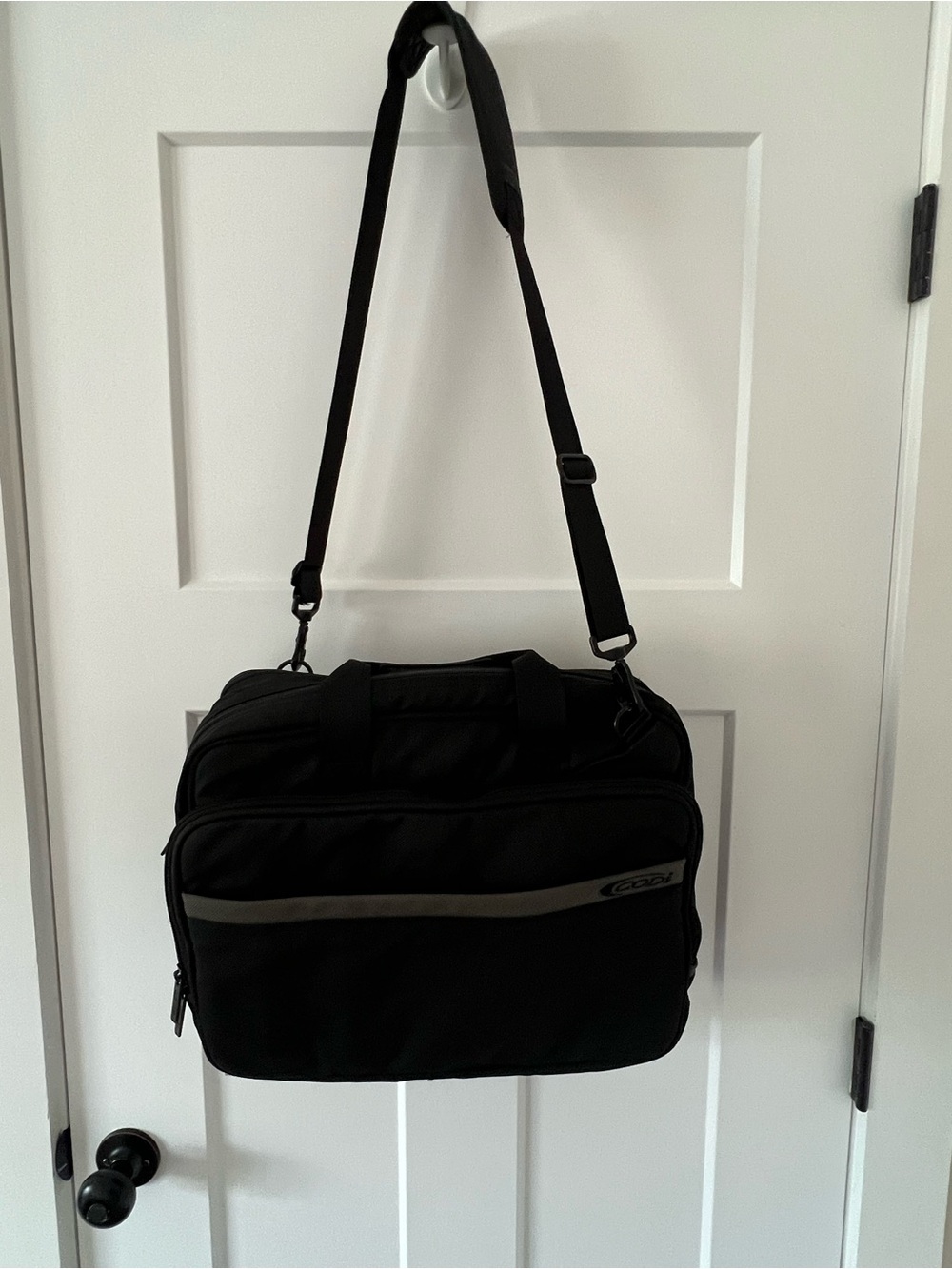 CODi Black Ballistic Nylon 17" Laptop Briefcase Heavy Duty Messenger Bag
